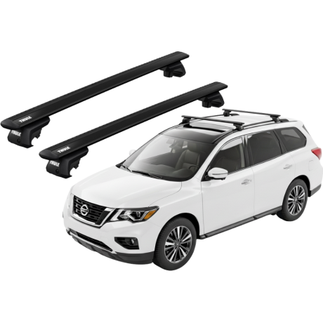 Barras THULE EVO WingBar para autos NISSAN Pathfinder (R52) desde 2013 negro