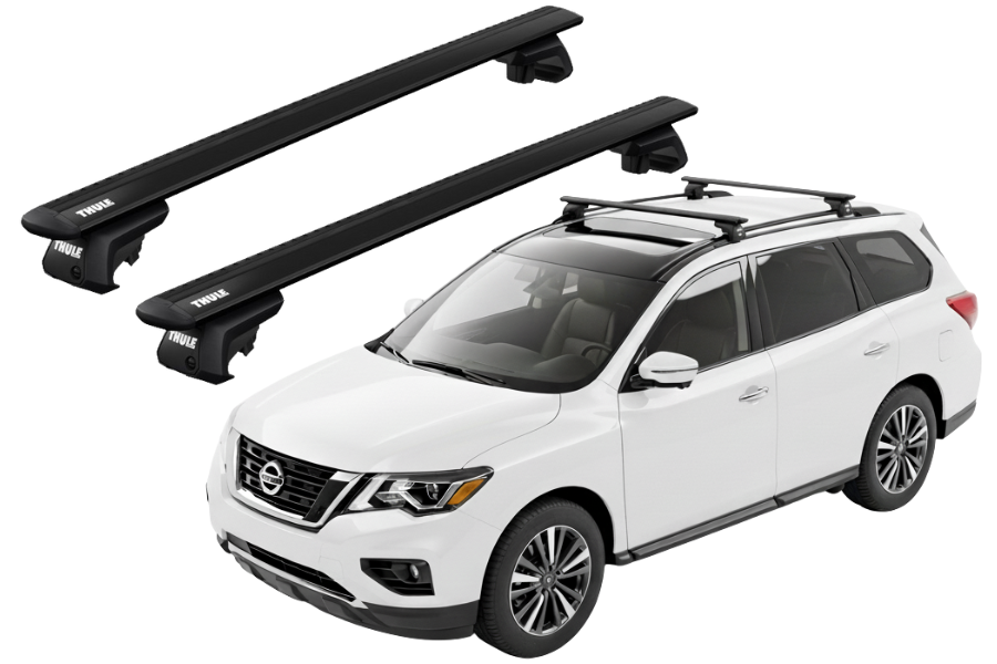 Barras THULE EVO WingBar para autos NISSAN Pathfinder (R52) desde 2013 negro