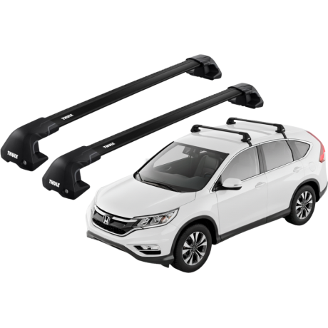 Barras THULE EDGE Flush para autos HONDA CR-V 2012 a 2018 negro