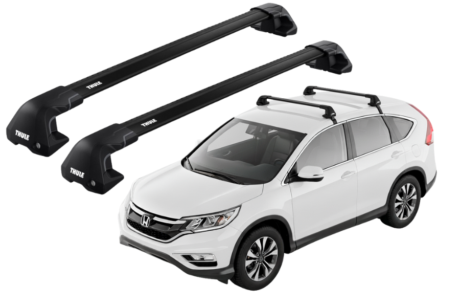 Barras THULE EDGE Flush para autos HONDA CR-V 2012 a 2018 negro