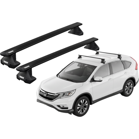 Barras THULE EVO WingBar para autos HONDA CR-V 2012 a 2018 negro