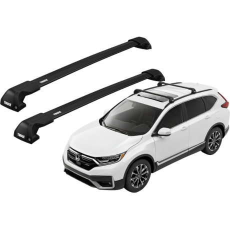 Barras THULE EDGE Flush para autos HONDA CR-V desde 2019 - 2022 negro