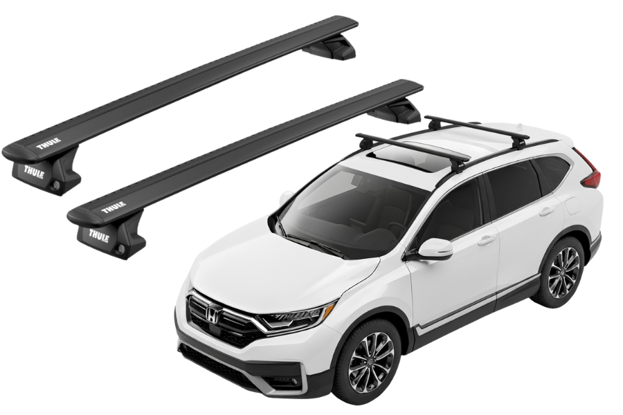 Barras THULE EVO WingBar para autos HONDA CR-V desde 2019 - 2022 negro