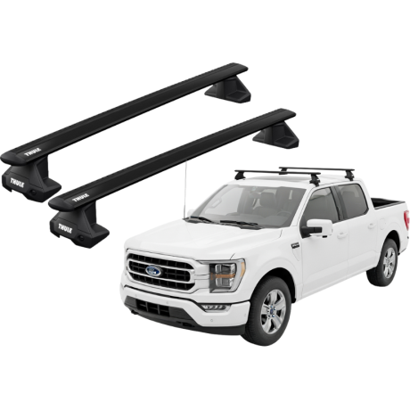 Barras THULE EVO WingBar para camioneta FORD F-150 desde 2015 a 2020 negro