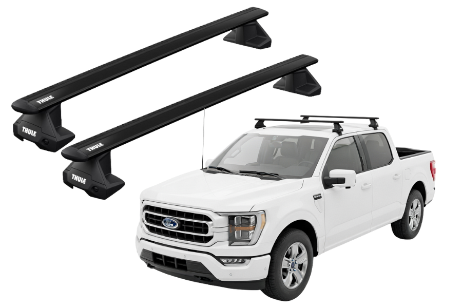 Barras THULE EVO WingBar para camioneta FORD F-150 desde 2015 a 2020 negro