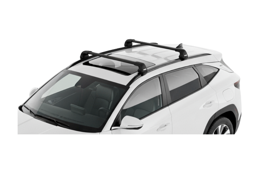 Barras THULE EDGE Flush para autos HYUNDAI Tucson desde 2021 negro