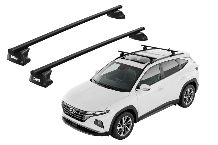 Barras THULE EVO SquareBar para autos HYUNDAI Tucson desde 2021
