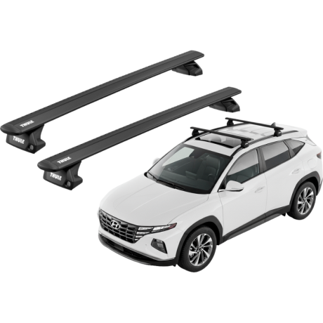 Barras THULE EVO WingBar para autos HYUNDAI Tucson desde 2021 negro
