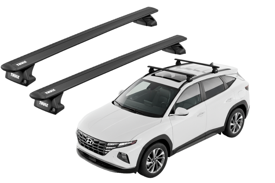 Barras THULE EVO WingBar para autos HYUNDAI Tucson desde 2021 negro