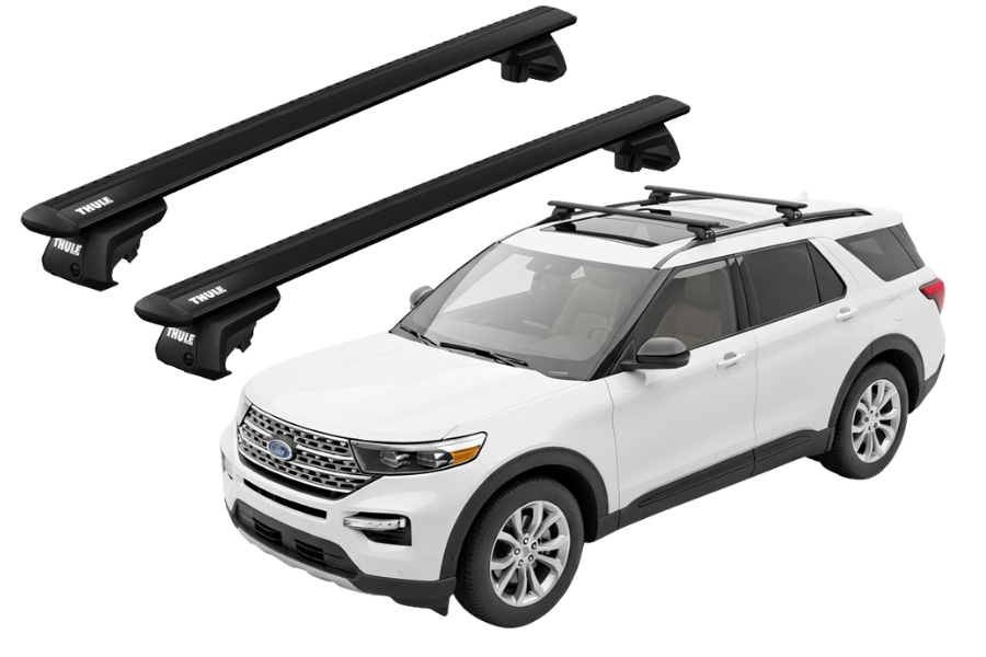 Barras THULE EVO WingBar para autos FORD Explorer desde 2020 negro