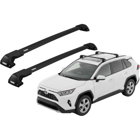 Barras THULE EDGE Flush para autos TOYOTA RAV 4 desde 2019 negro