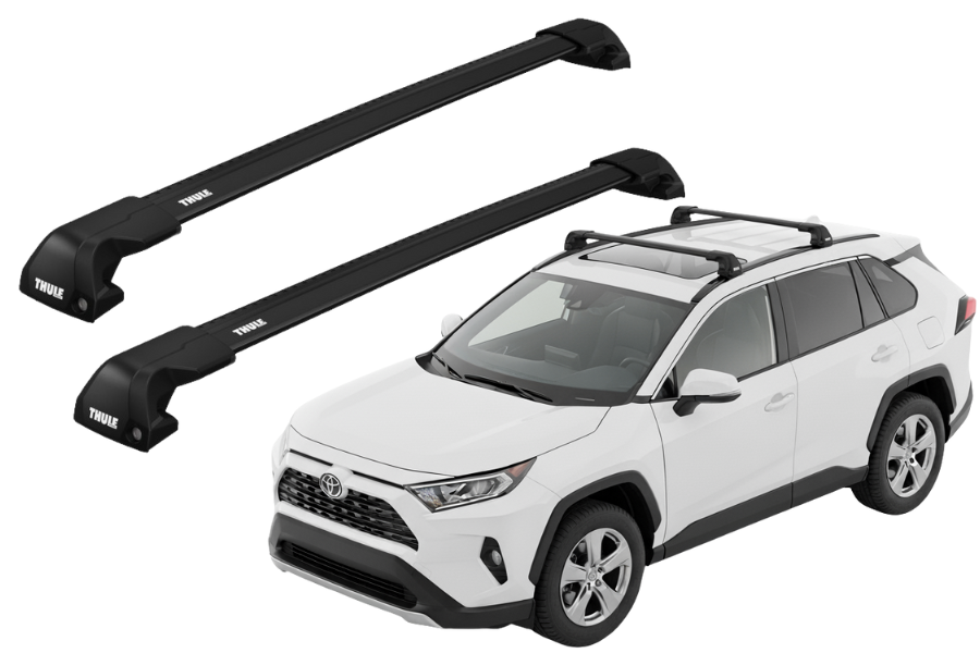 Barras THULE EDGE Flush para autos TOYOTA RAV 4 desde 2019 negro