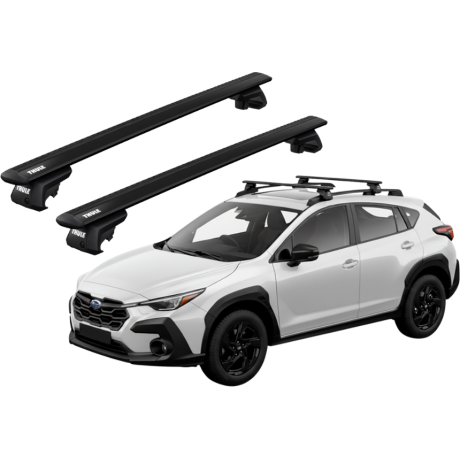 Barras THULE EVO WingBar para autos SUBARU Crosstrek desde 2023 negro
