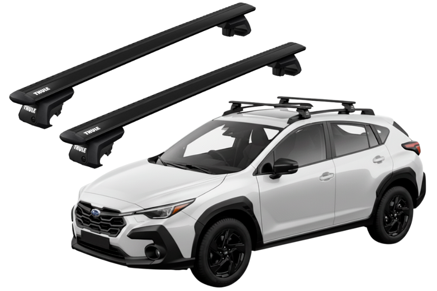 Barras THULE EVO WingBar para autos SUBARU Crosstrek desde 2023 negro