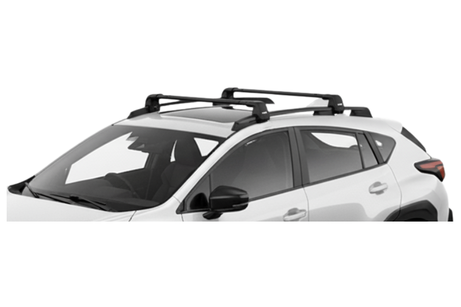 Barras THULE EDGE Flush para autos SUBARU Crosstrek desde 2023 negro