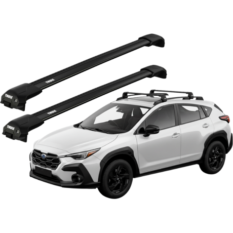 Barras THULE EDGE Flush para autos SUBARU Crosstrek desde 2023 negro