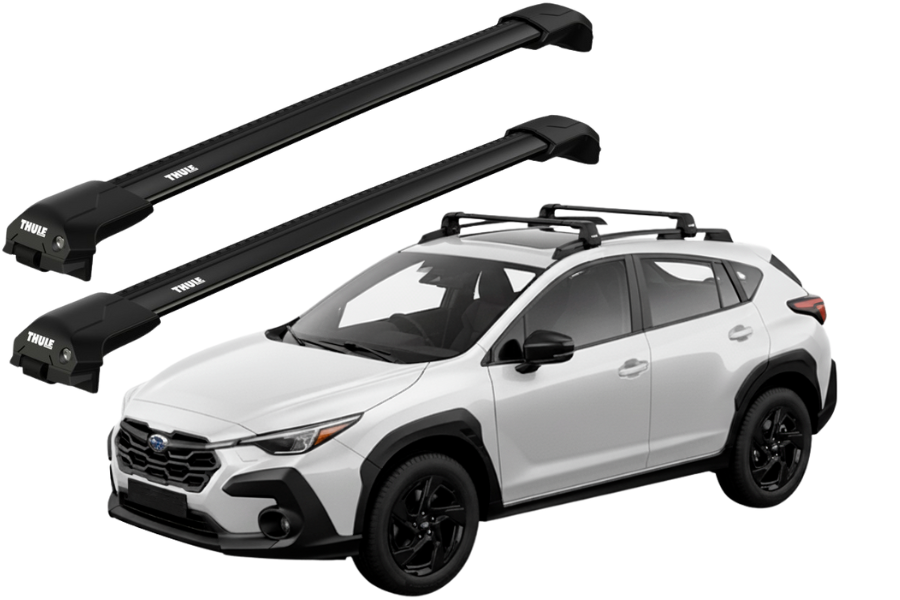 Barras THULE EDGE Flush para autos SUBARU Crosstrek desde 2023 negro