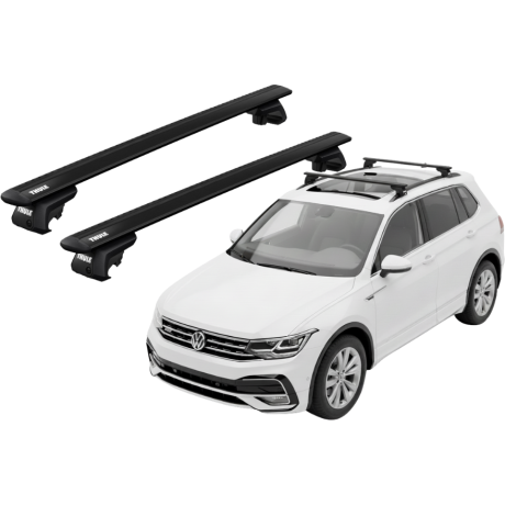 Barras THULE EVO WingBar para autos VOLKSWAGEN Tiguan desde 2024 negro