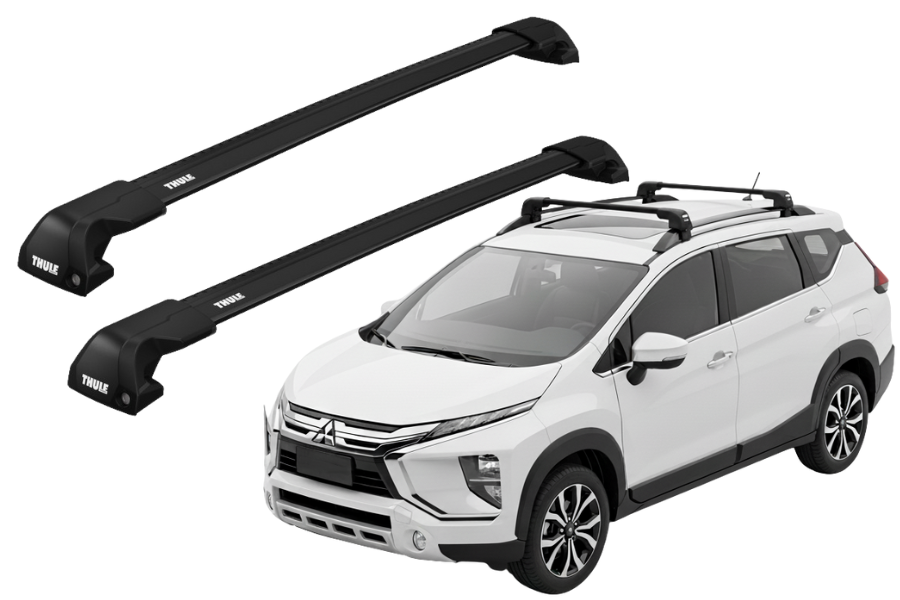 Barras THULE EDGE Flush para autos MITSUBISHI XPANDER CROSS desde 2019 - negro