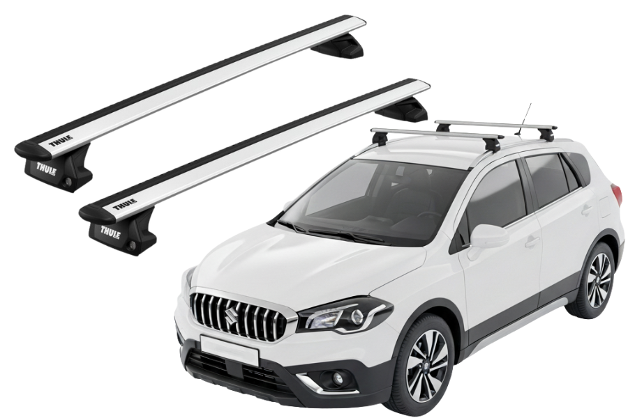 Barras THULE EVO WingBar para autos SUZUKI SX4 S-Cross desde 2021-2023