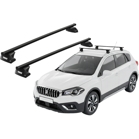 Barras THULE EVO SquareBar para autos SUZUKI SX4 S-Cross desde 2021 - 2023