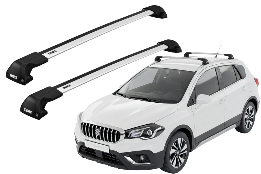 Barras THULE EDGE Flush para autos SUZUKI SX4 S-Cross desde 2021-2023