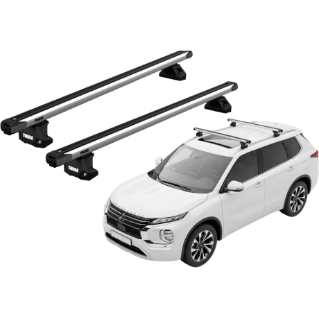 Barras Thule MITSUBISHI Outlander 22- RA / SlideBar EVO