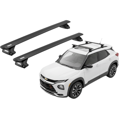 Barras THULE EVO WingBar para autos CHEVROLET Trailblazer desde 2021 a 2024 negro