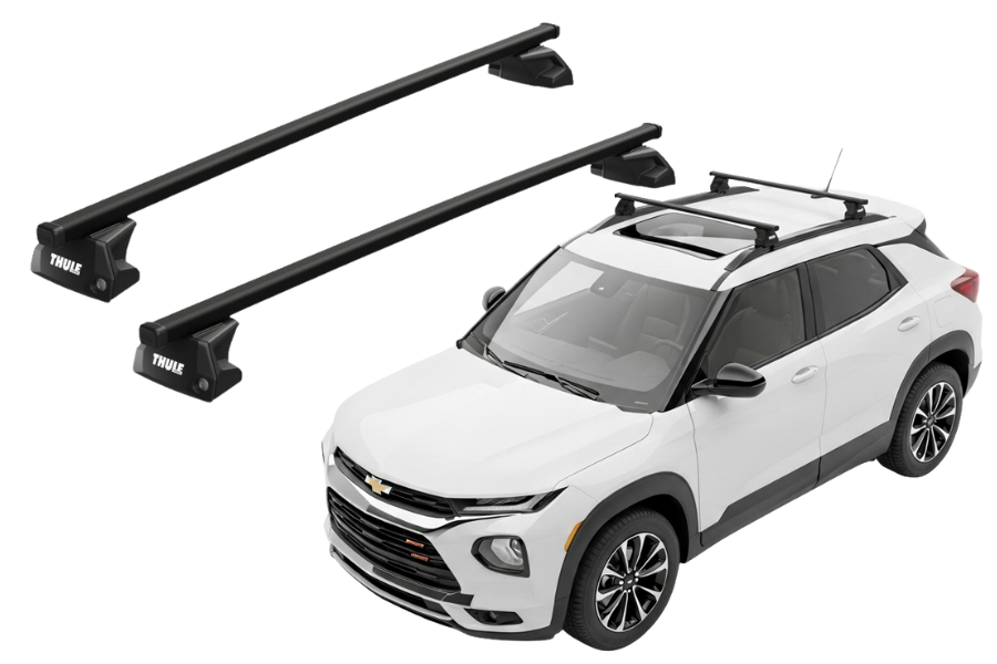 Barras THULE EVO SquareBar para autos CHEVROLET Trailblazer desde 2021 a 2024