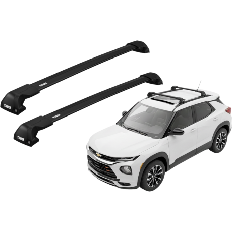 Barras THULE EDGE Flush para autos CHEVROLET Trailblazer desde 2021 a 2024 negro