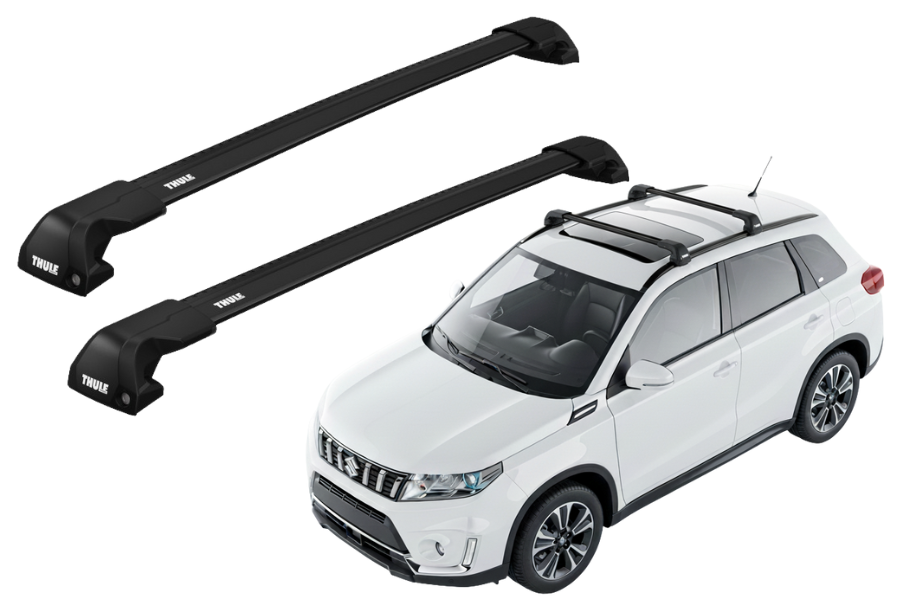 Barras THULE EDGE Flush para autos SUZUKI Vitara desde 2015 - 2023 negro