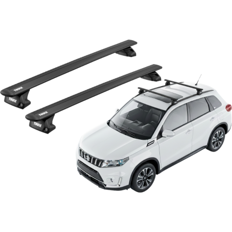 Barras THULE EVO WingBar para autos SUZUKI Vitara desde 2015 - 2023 negro