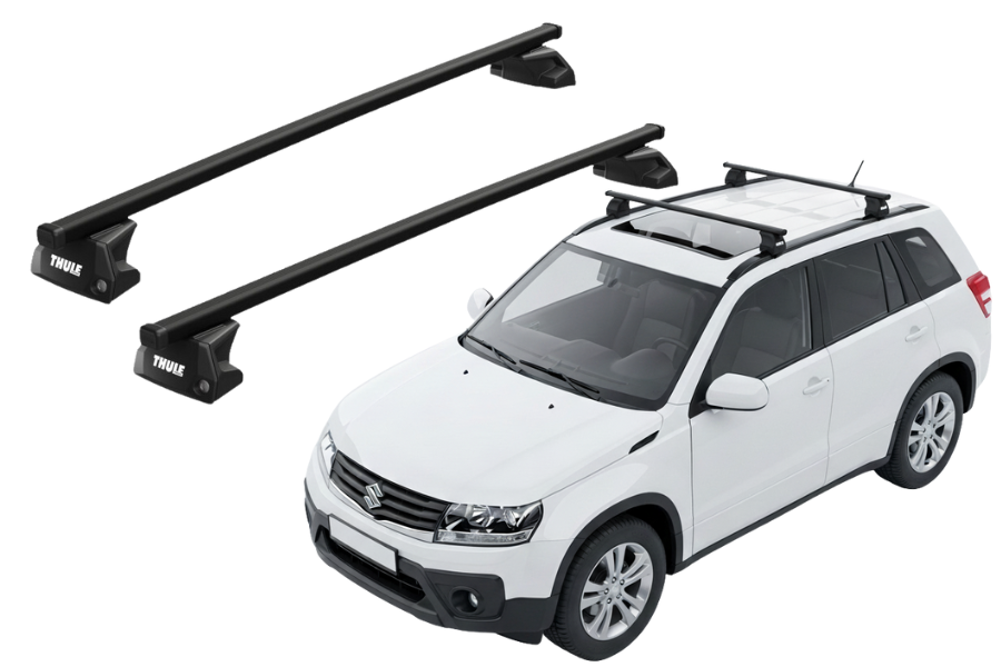 Barras THULE SquareBar para autos SUZUKI Grand Vitara 2005 a 2019