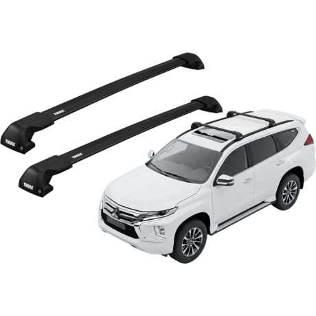 Barras THULE EDGE Flush para autos MITSUBISHI Montero Sport desde 2016 negro