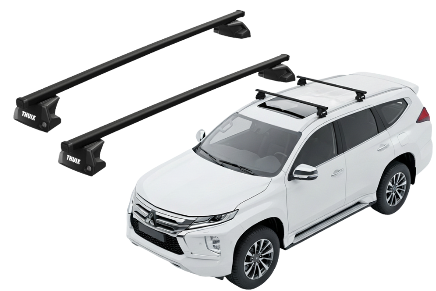 Barras THULE EVO SquareBar para autos MITSUBISHI Montero Sport desde 2016