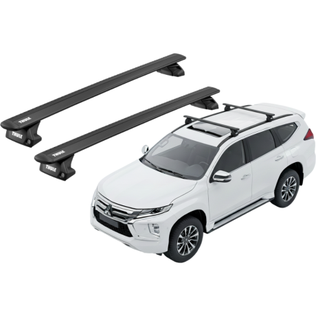 Barras THULE EVO WingBar para autos MITSUBISHI Montero Sport desde 2016 negro