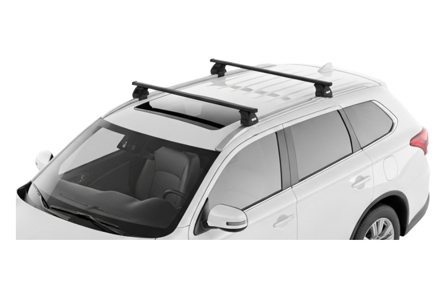 Barras THULE EVO SquareBar para autos MITSUBISHI Outlander 2013 a 2021