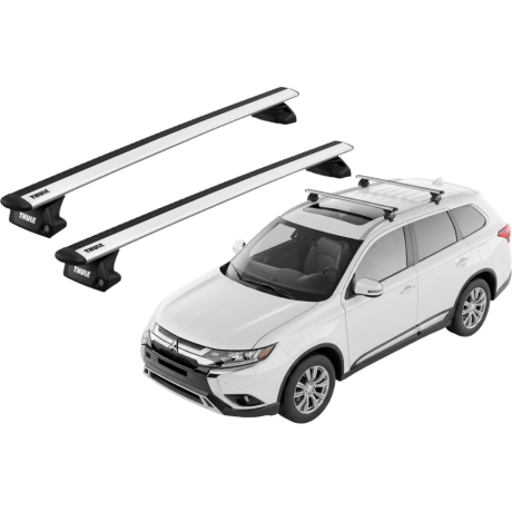 Barras THULE EVO WingBar para autos MITSUBISHI Outlander 2013 a 2021