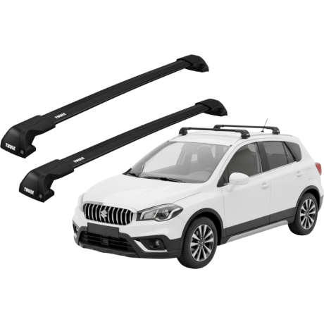 Barras THULE EDGE Flush para autos SUZUKI SX4 S-Cross desde 2014 negro