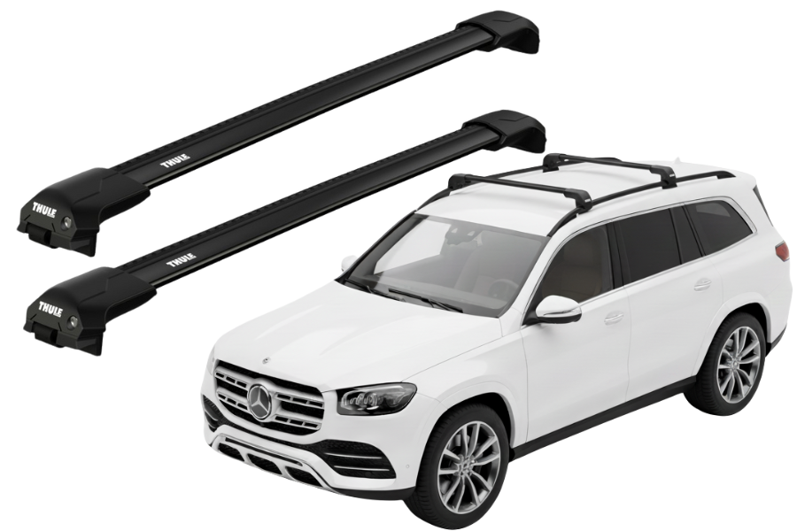 Barras THULE EDGE Flush para autos Mercedes Benz GLS (X167) desde 2020 negro