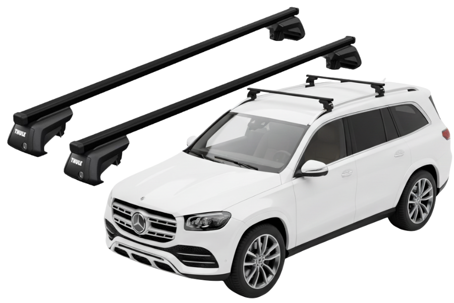 Barras THULE EVO SquareBar para autos MERCEDES BENZ GLS (X167) desde 2020