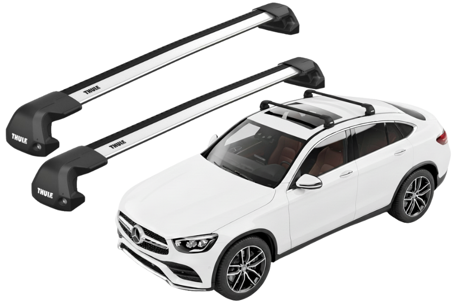 Barras THULE EDGE Flush para autos MERCEDES BENZ GLC desde 2017 - 2023
