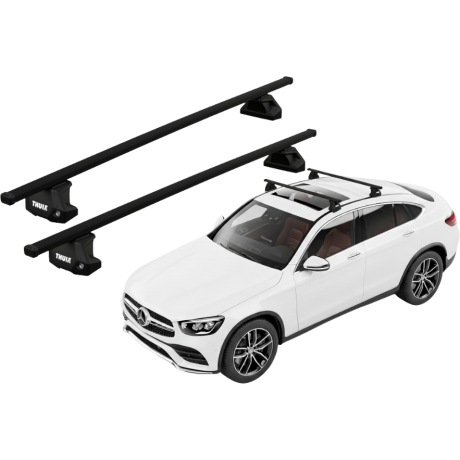 Barras THULE EVO SquareBar para autos MERCEDES BENZ GLC desde 2017 - 2023