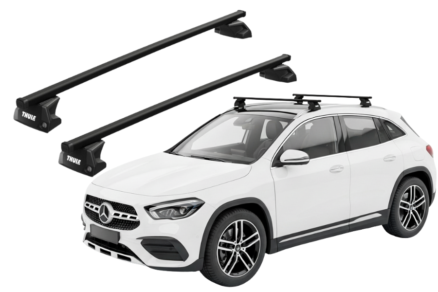 Barras THULE EVO SquareBar para autos MERCEDES BENZ GLA (H247) desde 2020