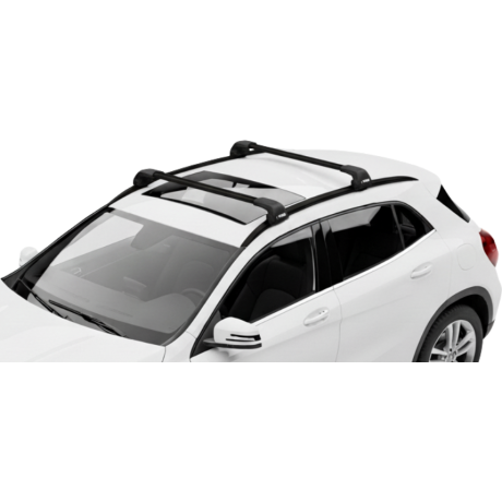 Barras THULE EDGE Flush para autos MERCEDES BENZ GLA 2014 a 2020 negro