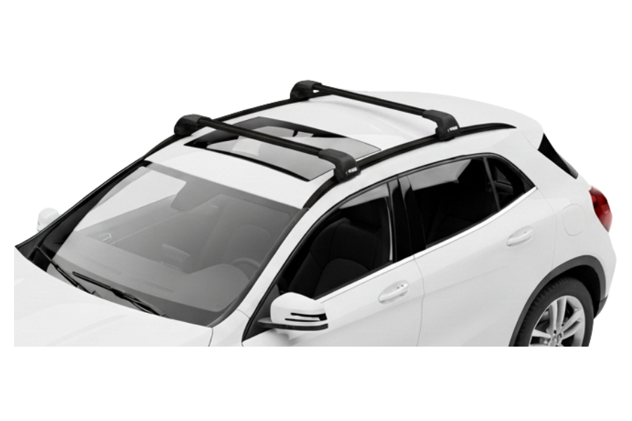 Barras THULE EDGE Flush para autos MERCEDES BENZ GLA 2014 a 2020 negro