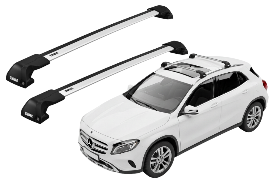 Barras THULE EDGE Flush para autos MERCEDES BENZ GLA 2014 a 2020