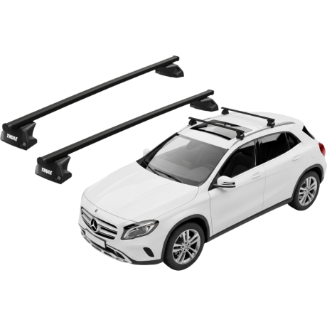 Barras THULE EVO SquareBar para autos MERCEDES BENZ GLA 2014 a 2020