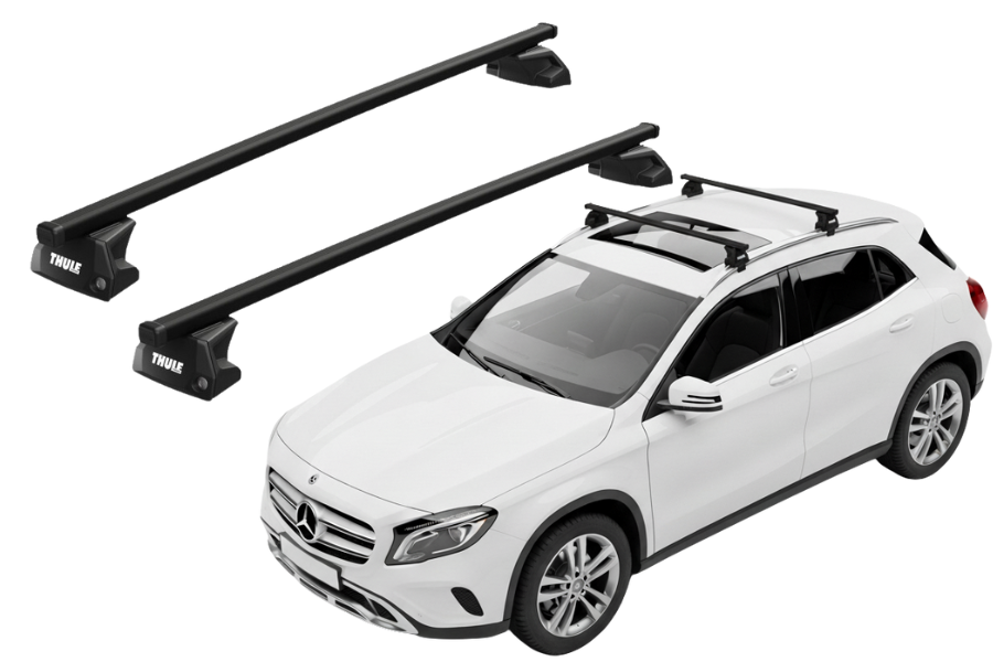 Barras THULE EVO SquareBar para autos MERCEDES BENZ GLA 2014 a 2020