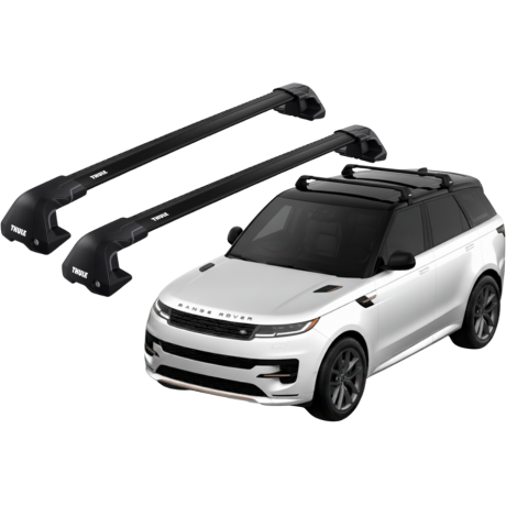 Barras THULE EDGE Flush para autos LAND ROVER Range Rover Sport desde 2022 negro